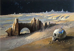 Ludek Pesek -  Space Artist - Ruin Series