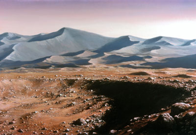 Space Art: Ludek Pesek Mars Painting