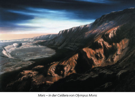 ludek pesek - mars - in der Caldera von Olympus Mons
